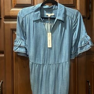 Chico’s- maxi dress, tencel tiered sundress